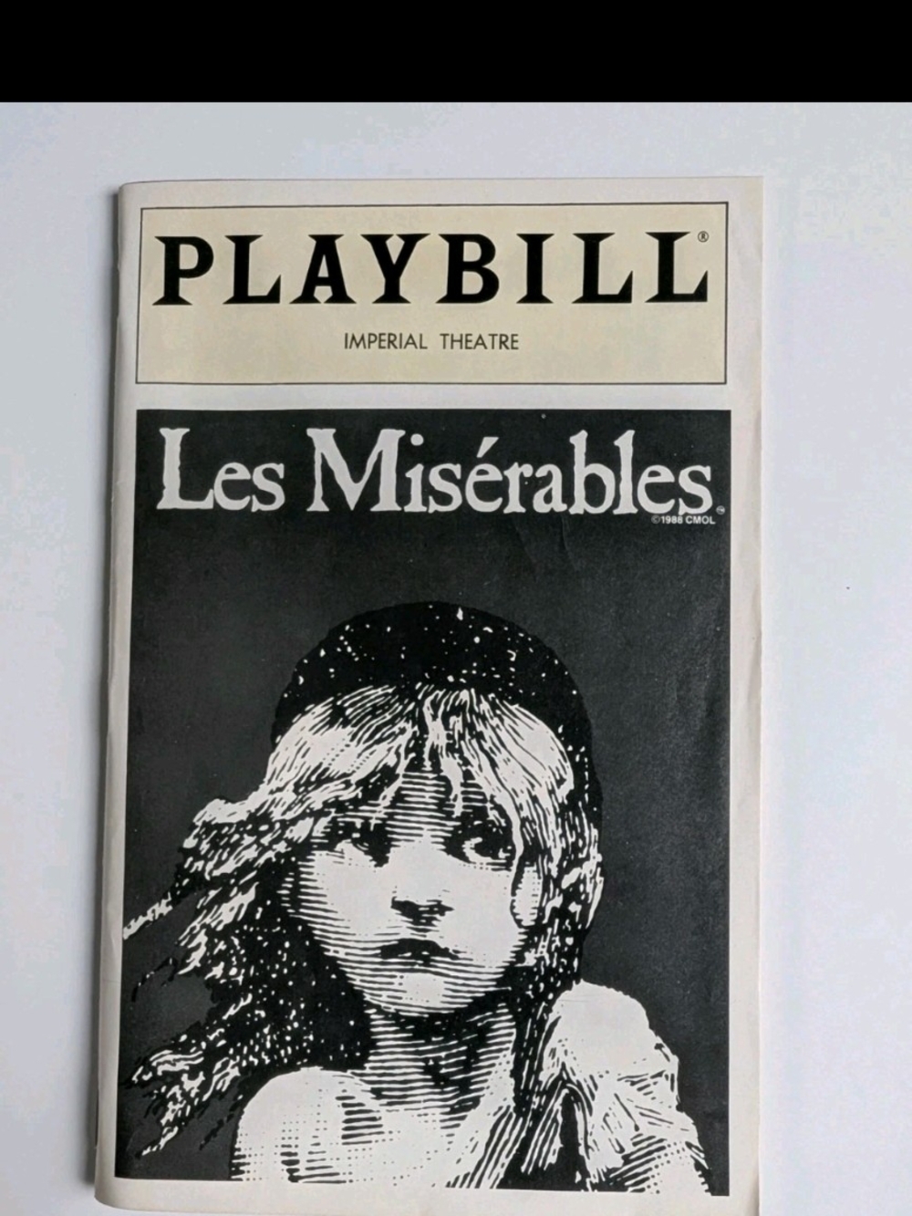 Vintage Les Miserables Playbill April 1993 Imperial Theatre Broadway Program